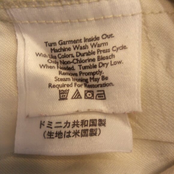 Eddie Bauer Mens Chino Pants Size 34L Tan Relaxed Fit Cotton Casual Preppy - Picture 5 of 6